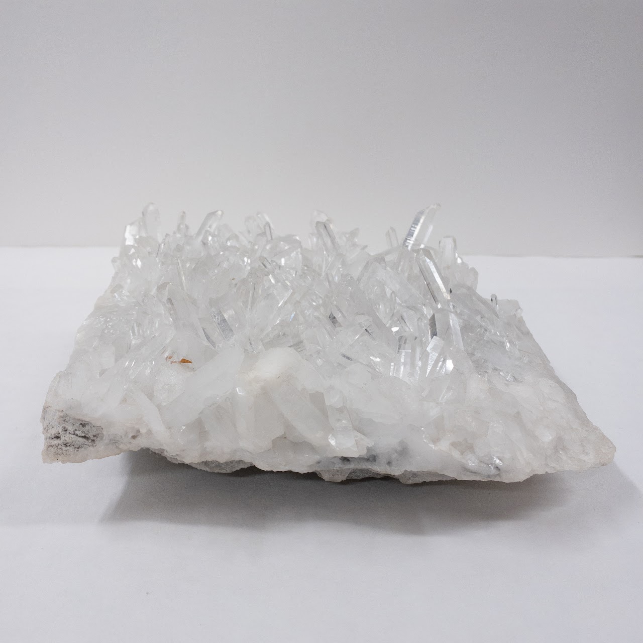 White Quartz Crystal Cluster Specimen