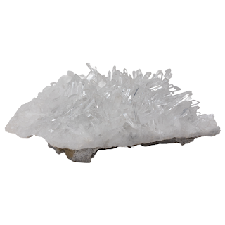 White Quartz Crystal Cluster Specimen