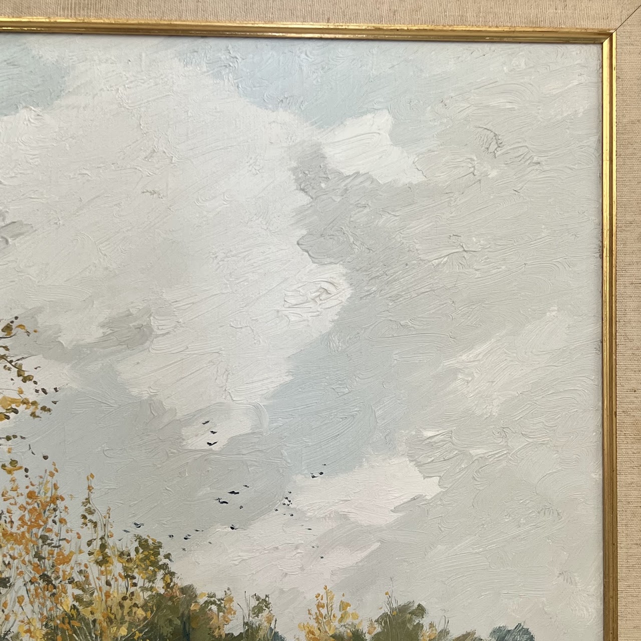 Bill Zaner Signed Oil Landscape Painting, 1970