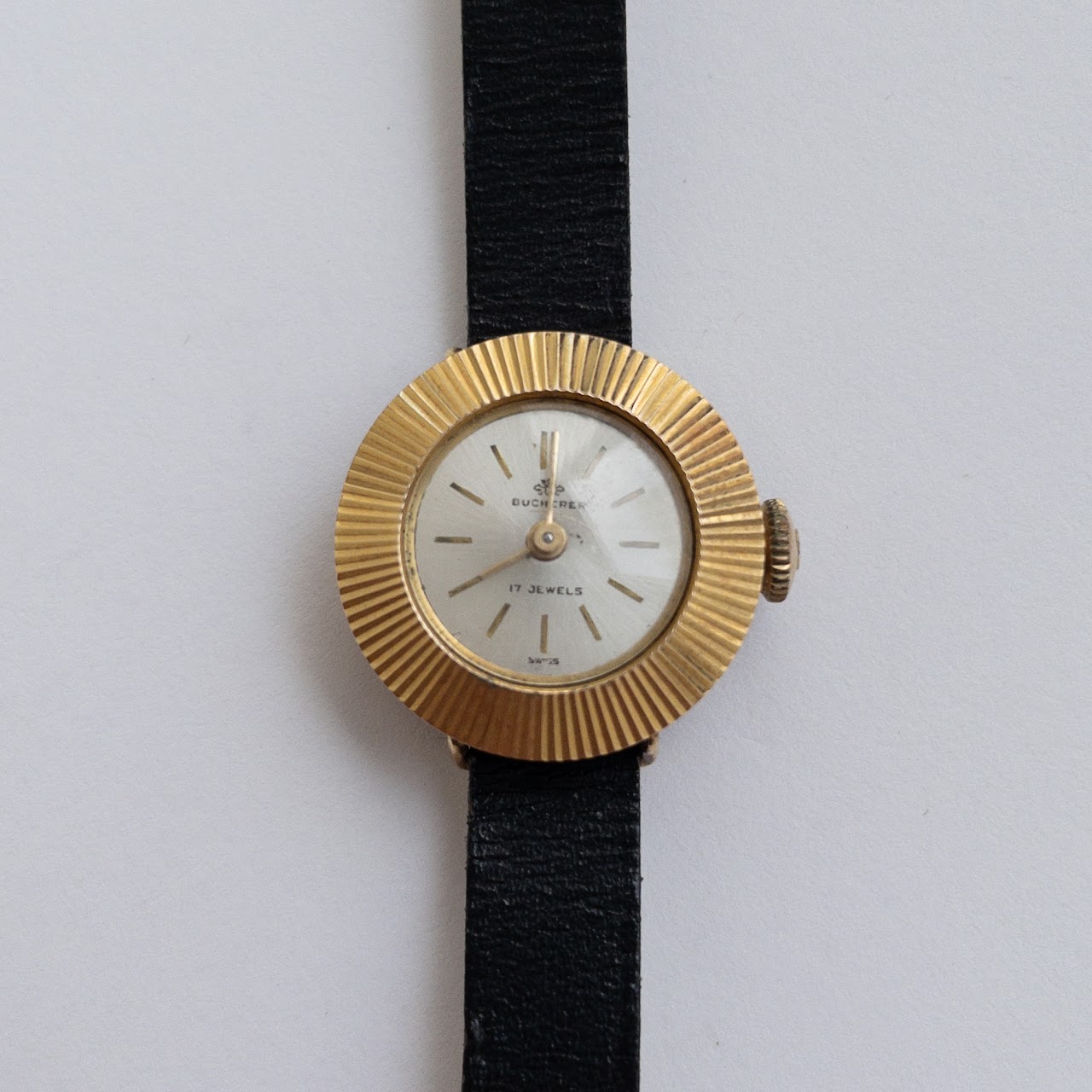 Bucherer Gold-Plated Vintage Watch