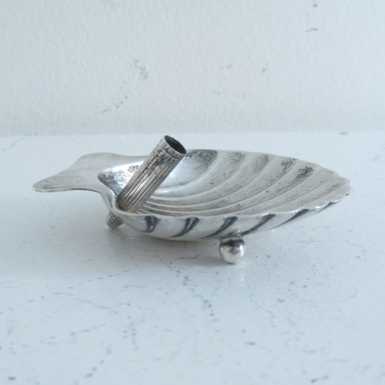 Tiffany & Co. Sterling Silver Seashell Pen Holder