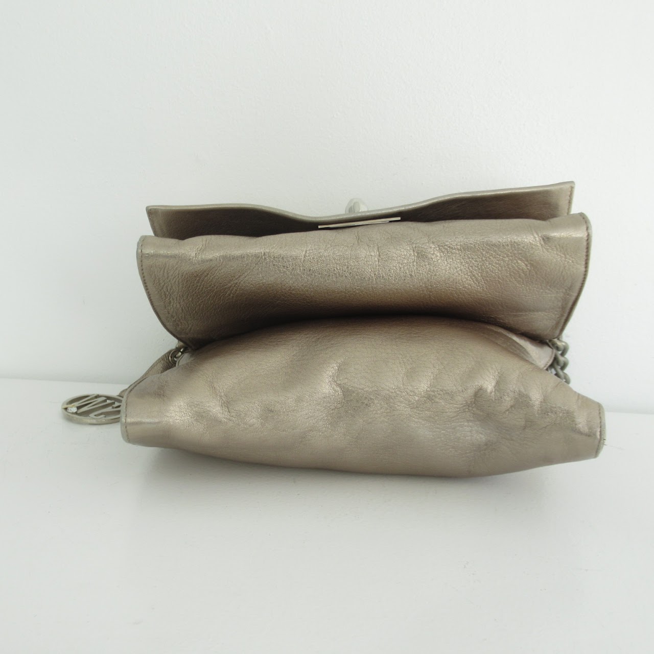 Stuart Weitzman Metallic Flap Handbag