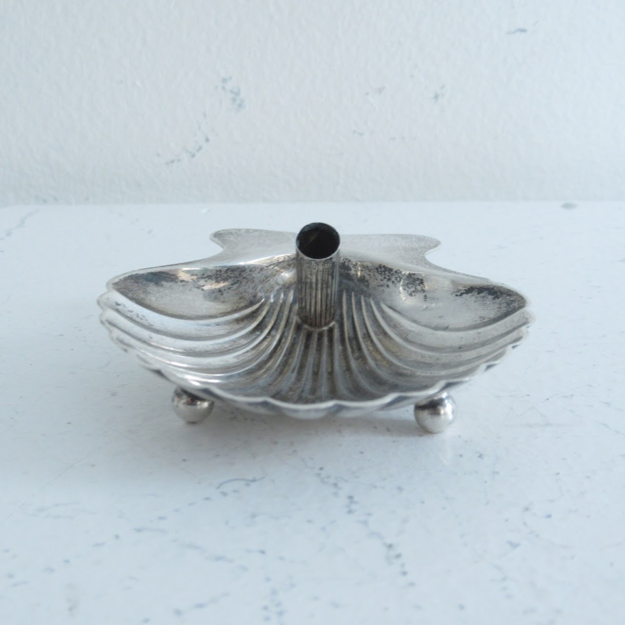 Tiffany & Co. Sterling Silver Seashell Pen Holder