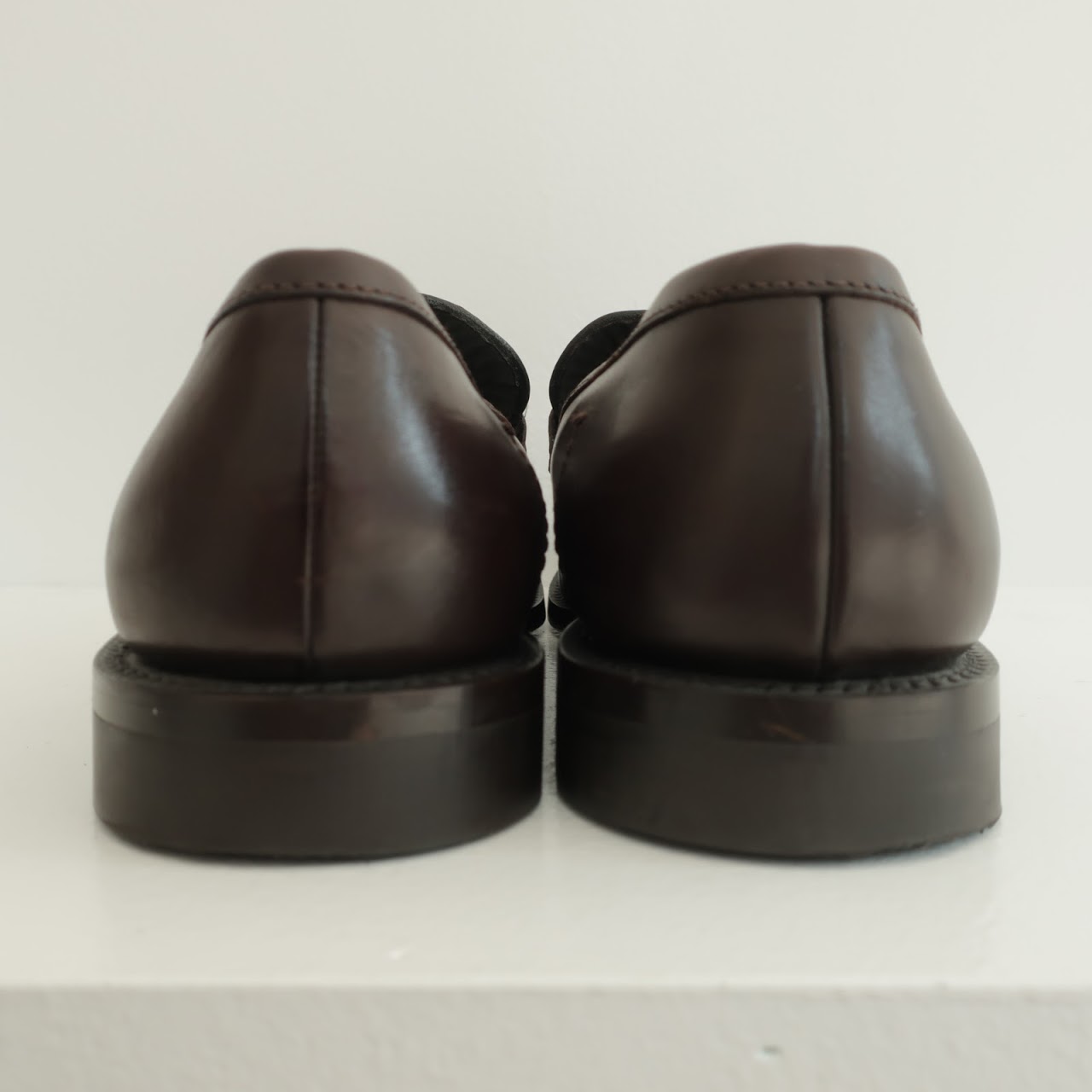 Prada Brown Leather Loafers