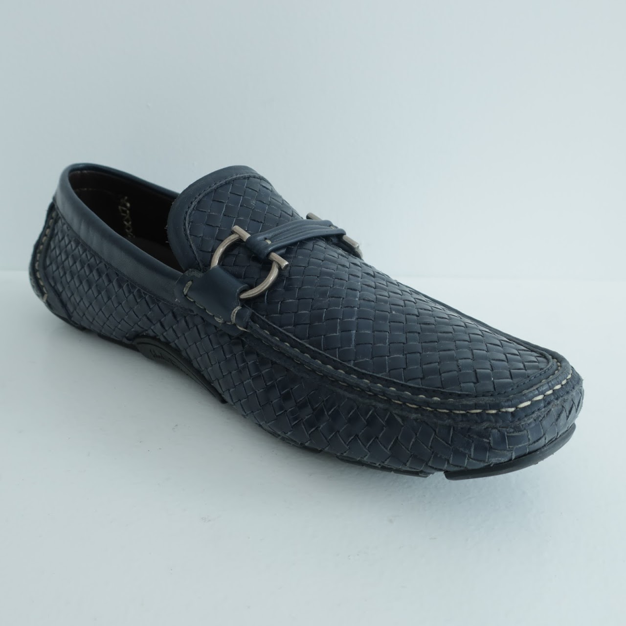 Salvatore Ferragamo Woven Leather Loafers