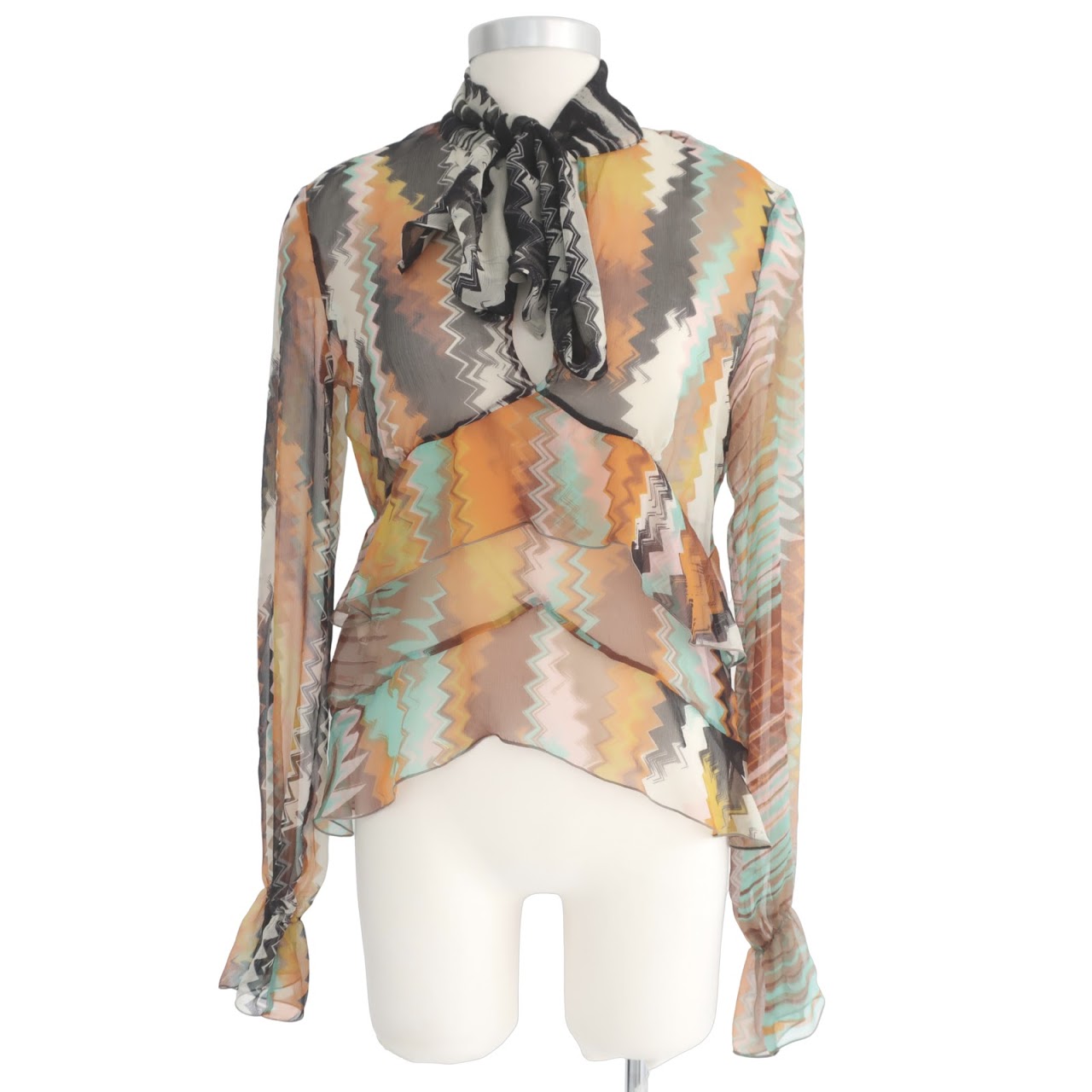 Missoni Sheer Silk Blouse