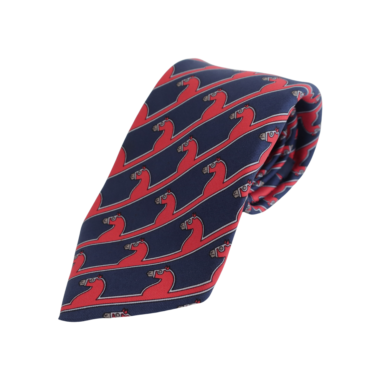 Hermès Red Horse Tie