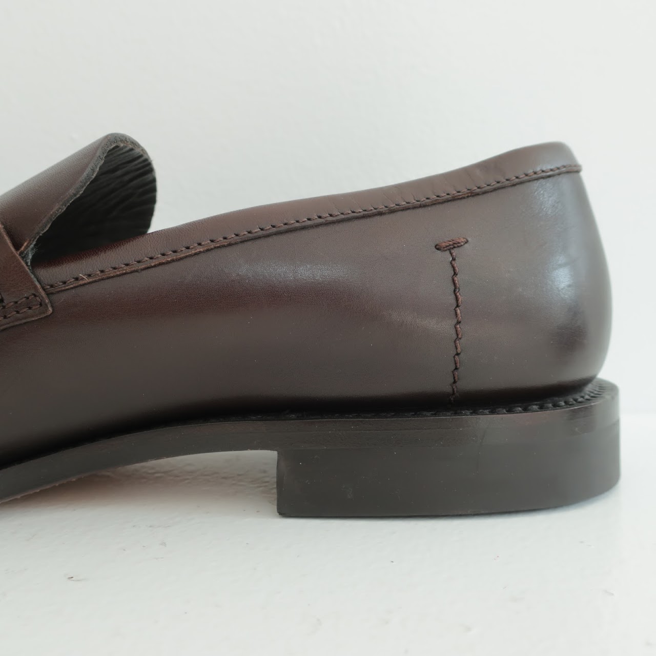 Prada Brown Leather Loafers