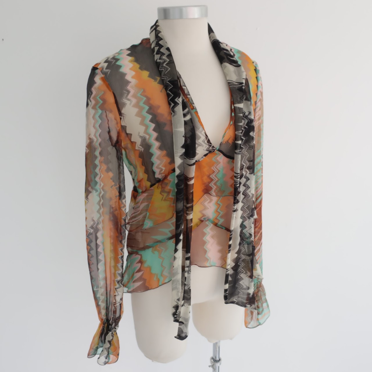 Missoni Sheer Silk Blouse