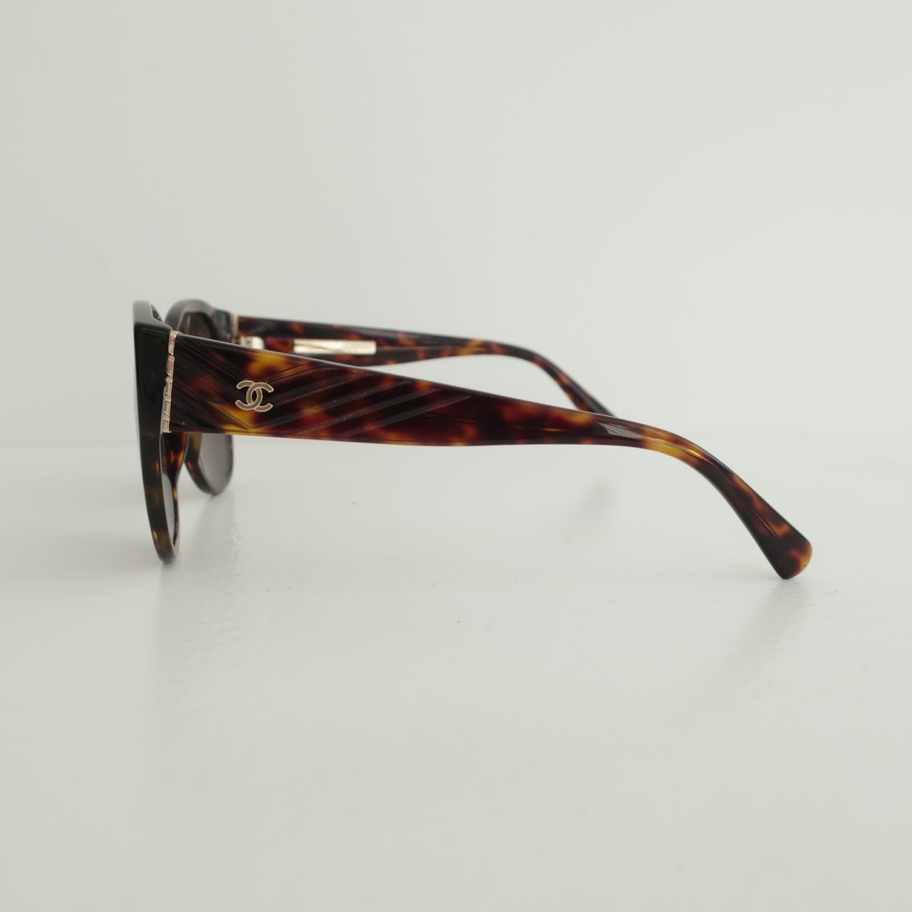 Chanel Faux Tortoise Shell Sunglasses