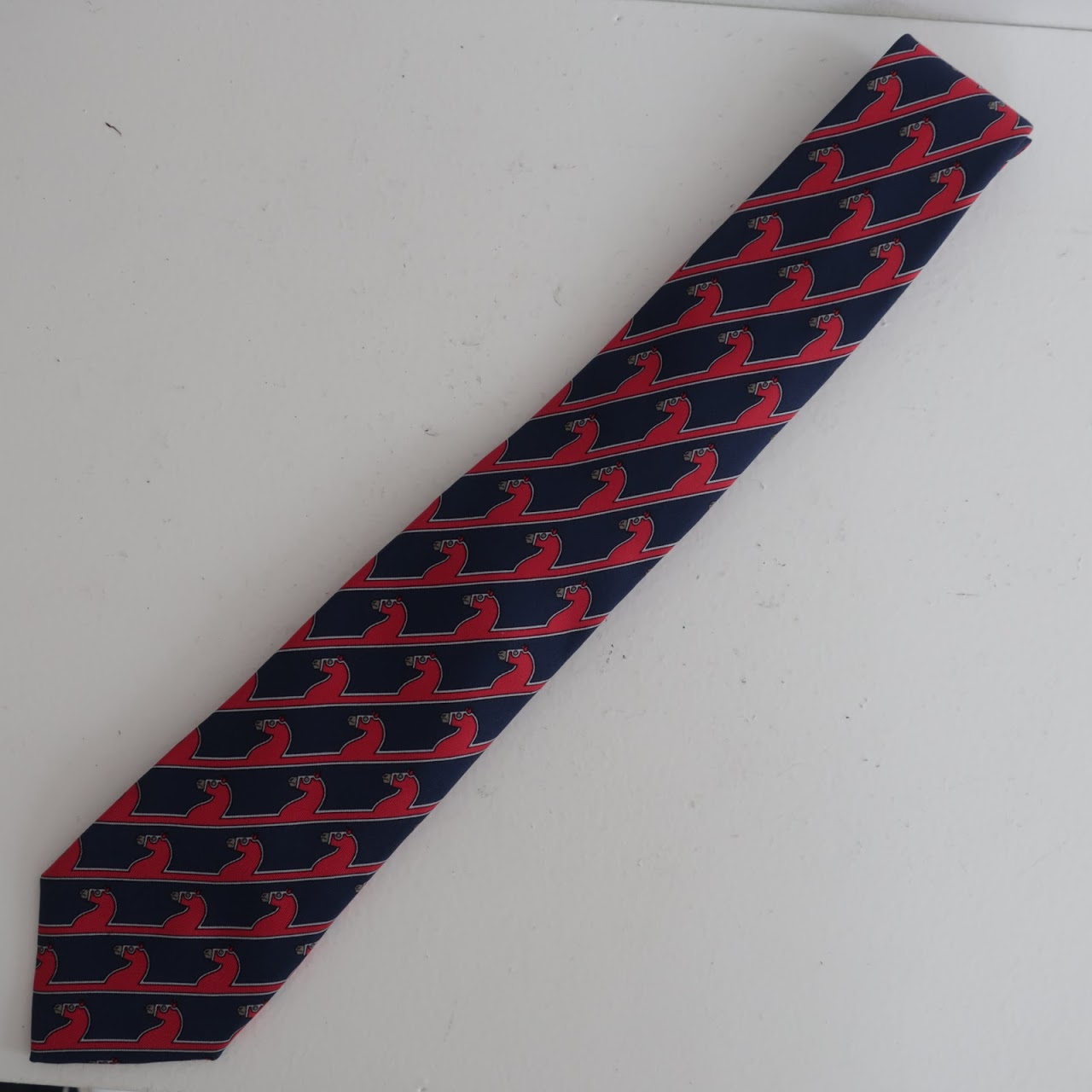 Hermès Red Horse Tie