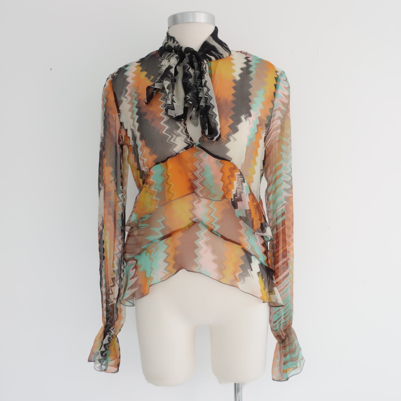 Missoni Sheer Silk Blouse