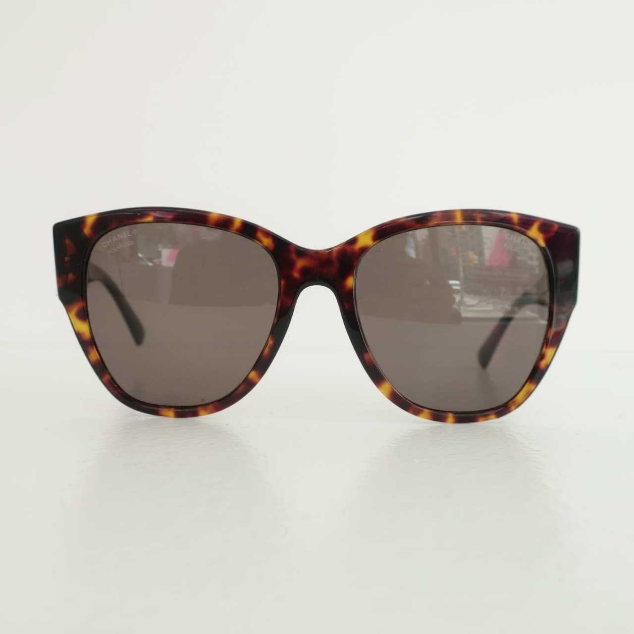 Chanel Faux Tortoise Shell Sunglasses