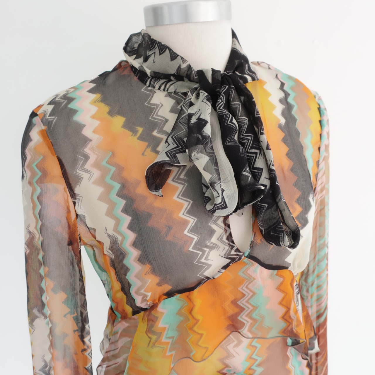 Missoni Sheer Silk Blouse