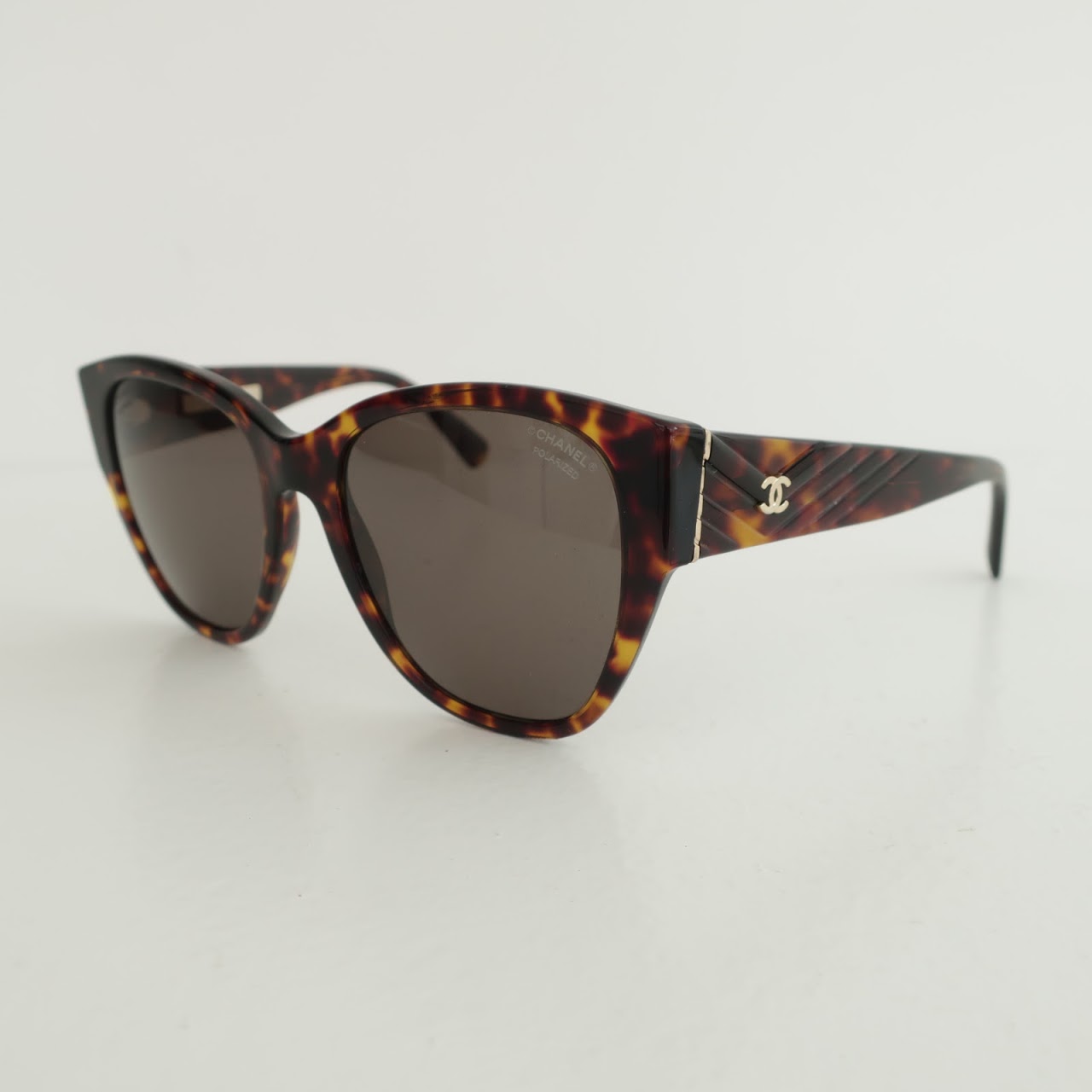 Chanel Faux Tortoise Shell Sunglasses