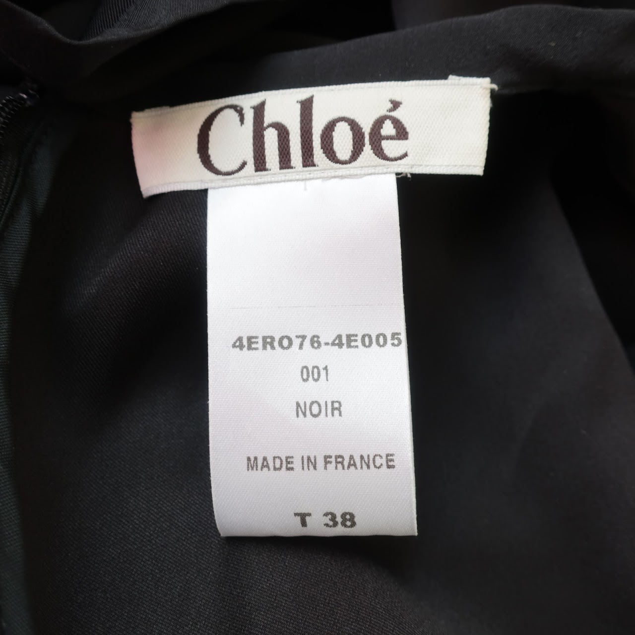 Chloé Silk Noir Dress