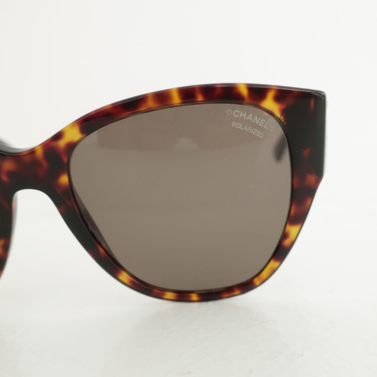 Chanel Faux Tortoise Shell Sunglasses