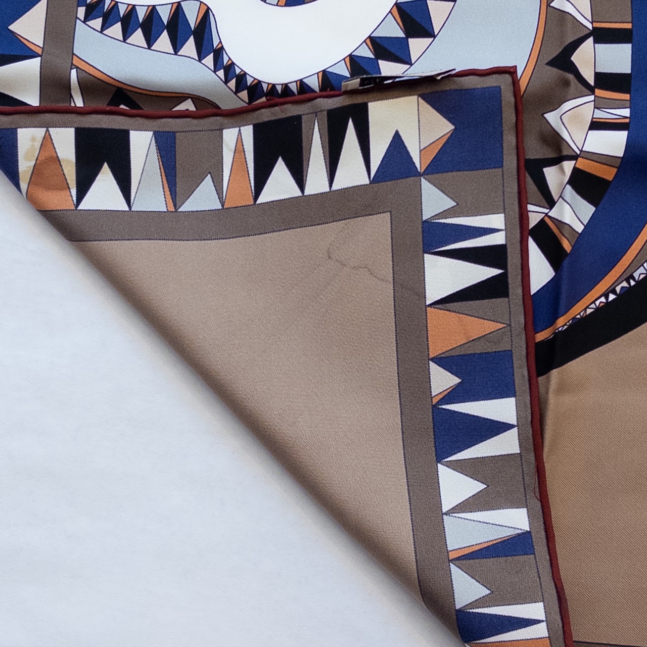 Emilio Pucci Geometric Patterned Scarf