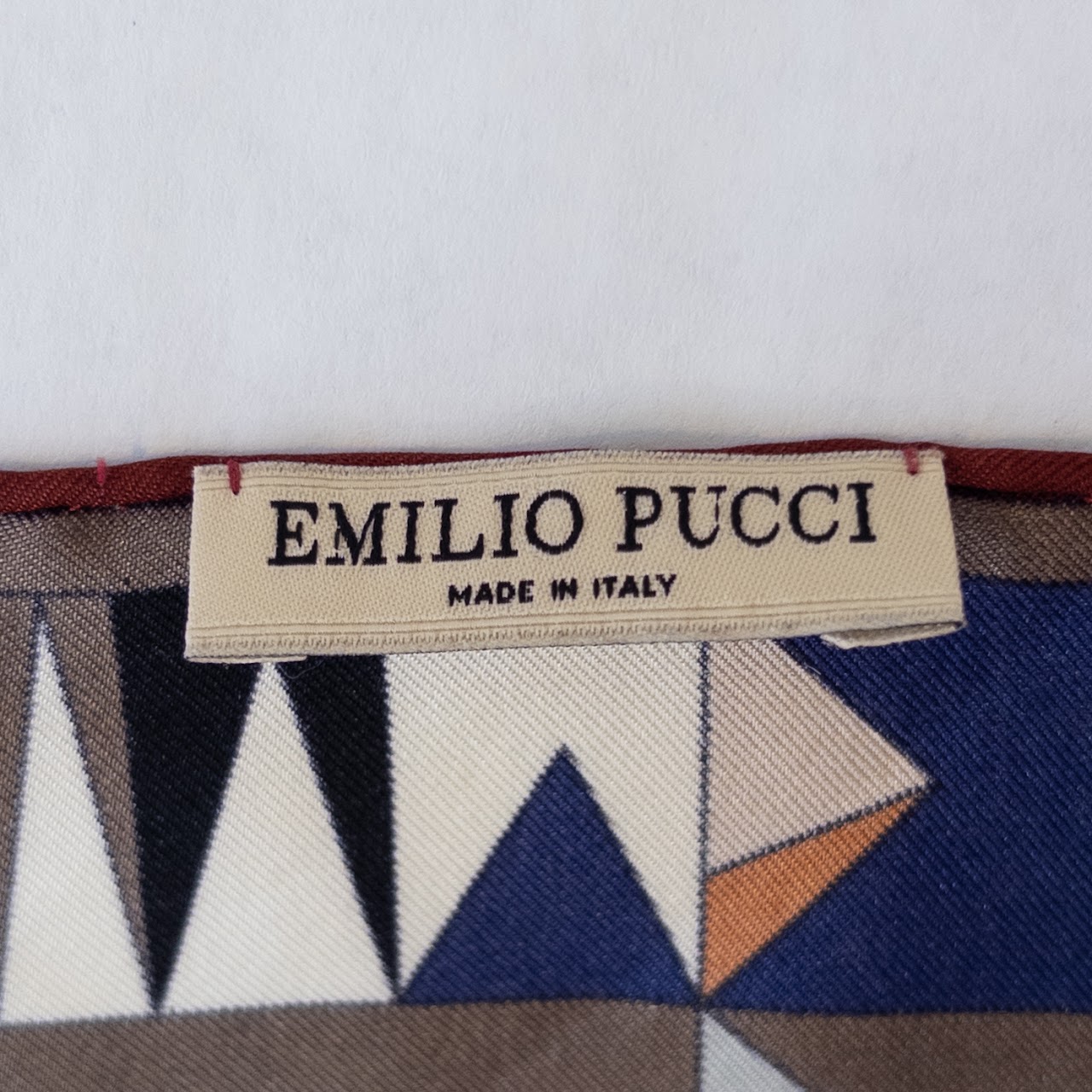 Emilio Pucci Geometric Patterned Scarf