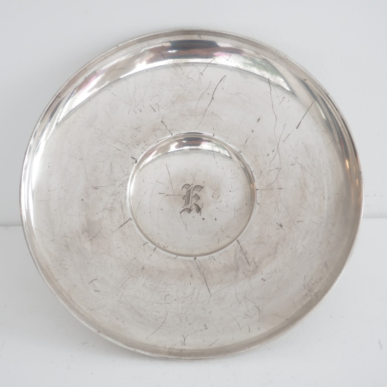 Preisner Sterling Silver Footed Tray