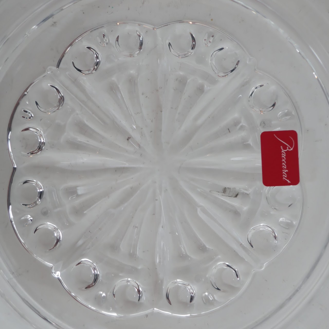 Baccarat Crystal Rosace Wine Bottle Coaster