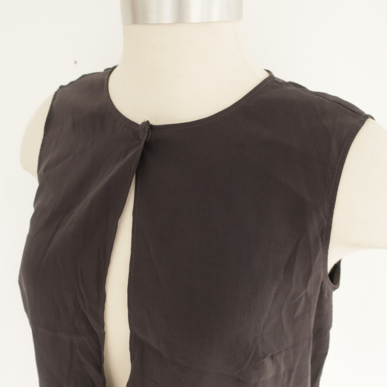 Brunello Cucinelli Silk Sleeveless Blouse