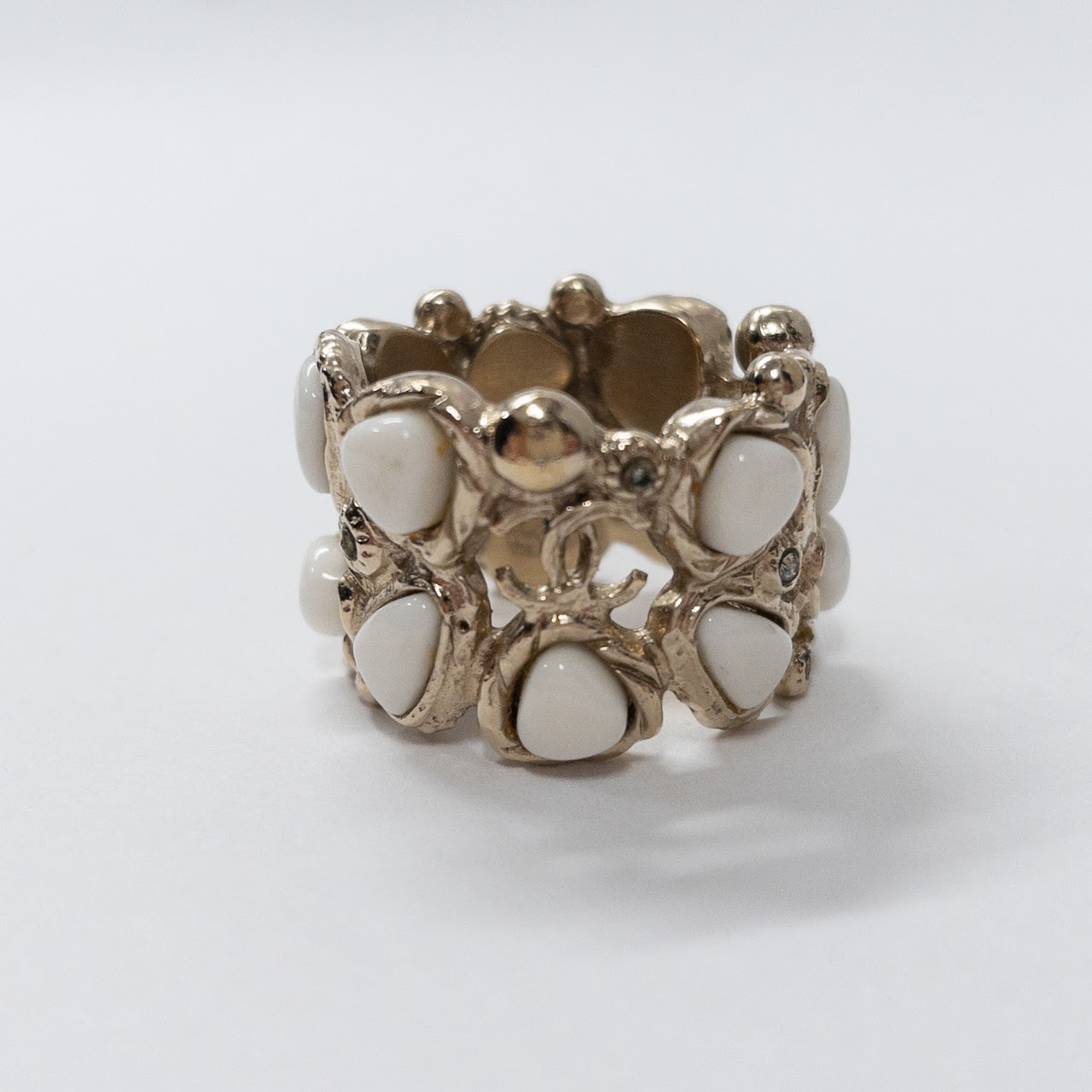 Chanel Chunky CC Ring