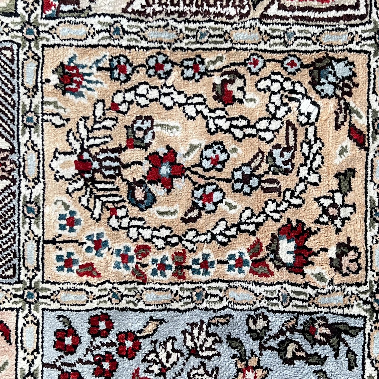 Silk Kashan Four Seasons Garden Rug