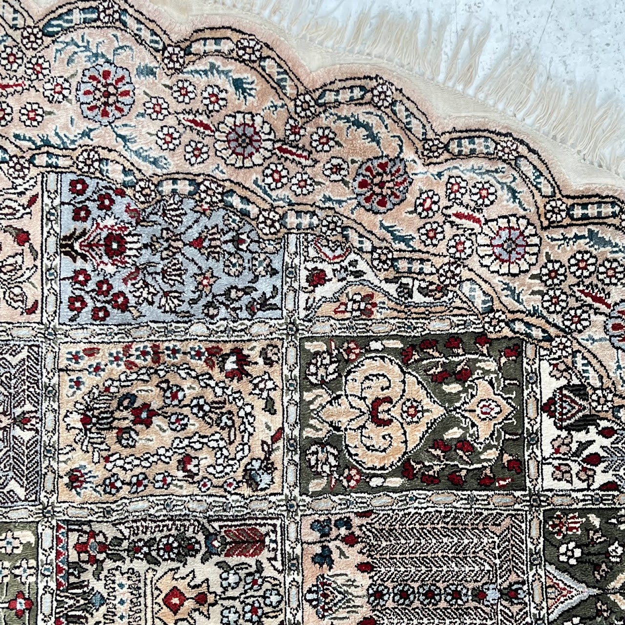 Silk Kashan Four Seasons Garden Rug