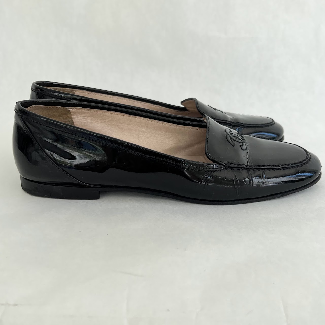 Chanel Patent Leather Loafers