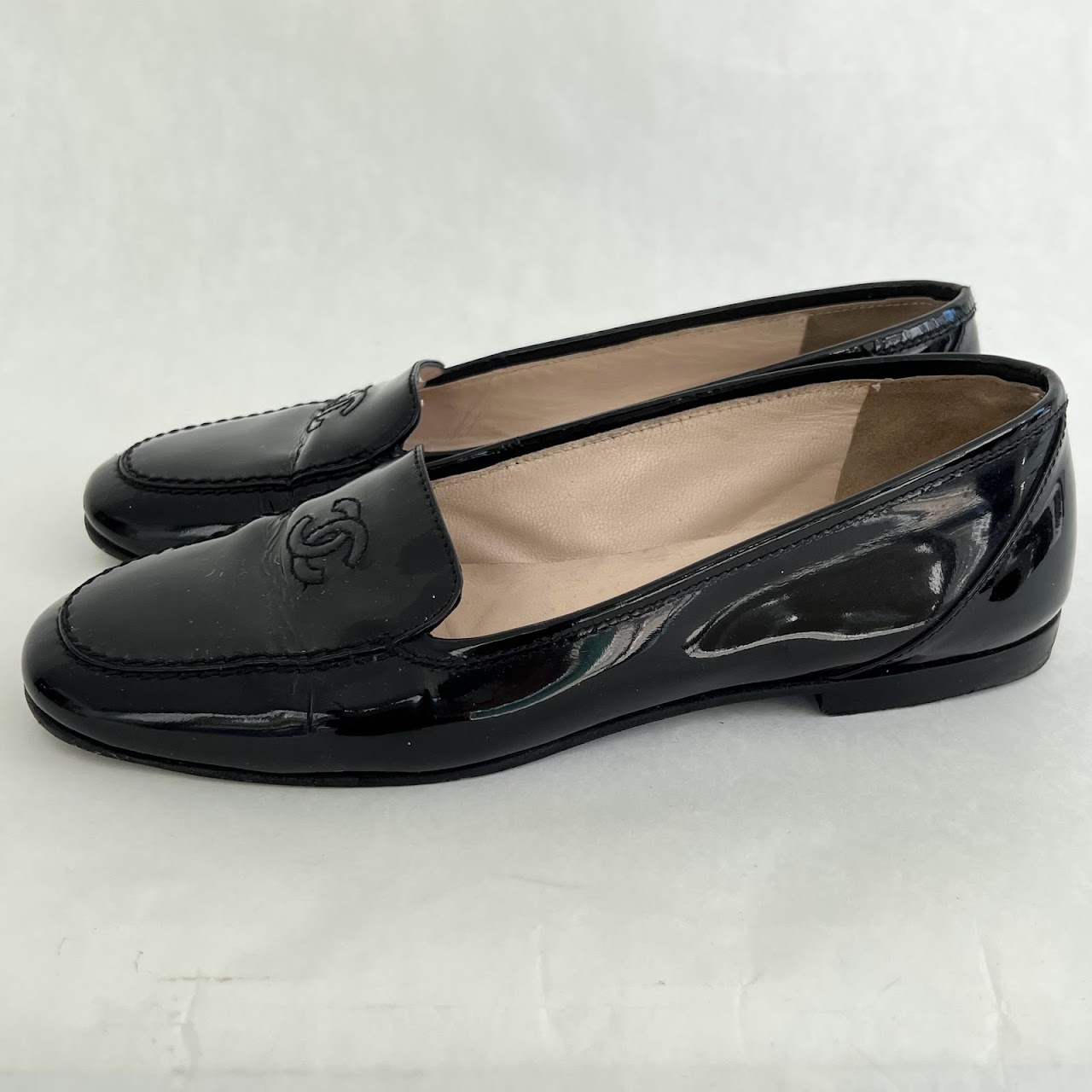 Chanel Patent Leather Loafers