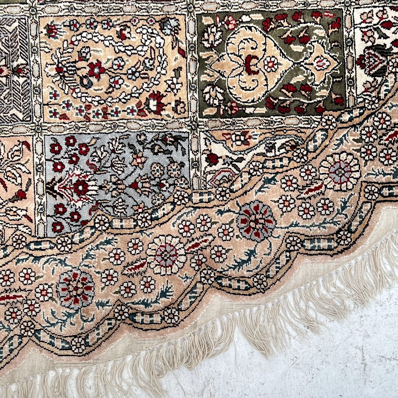 Silk Kashan Four Seasons Garden Rug