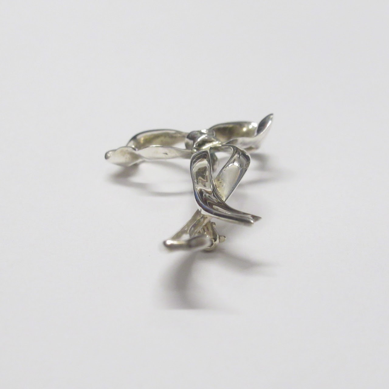 Tiffany & Co. Sterling Silver Vintage Bow Brooch