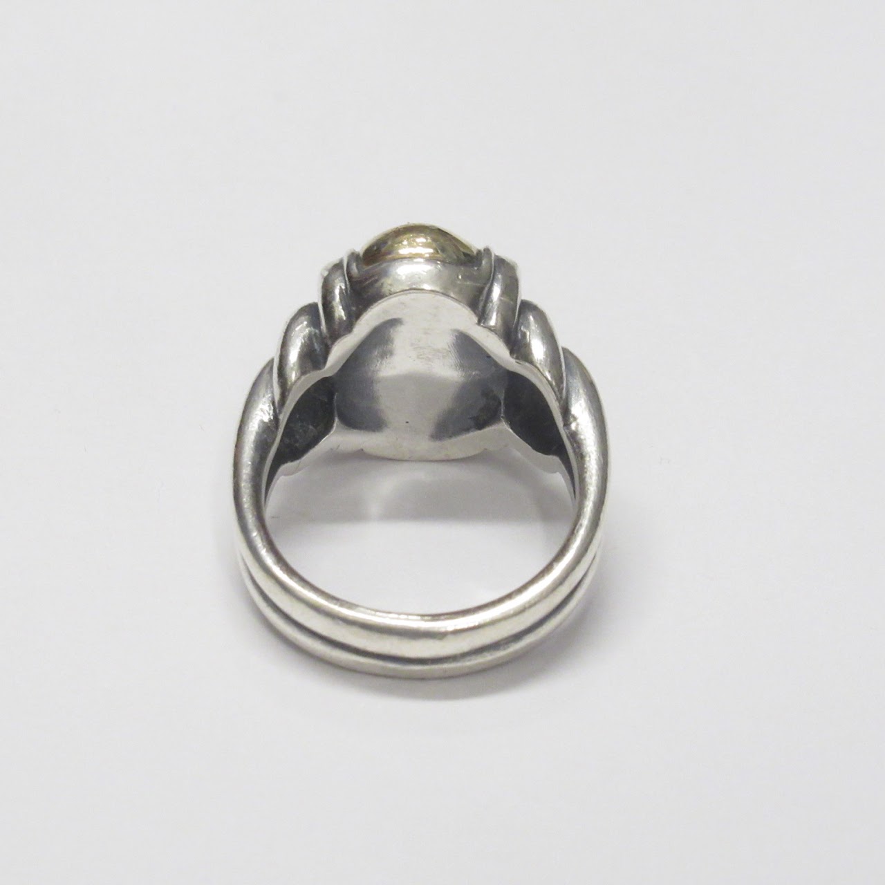 James Avery Sterling Silver & 14K Gold Ring