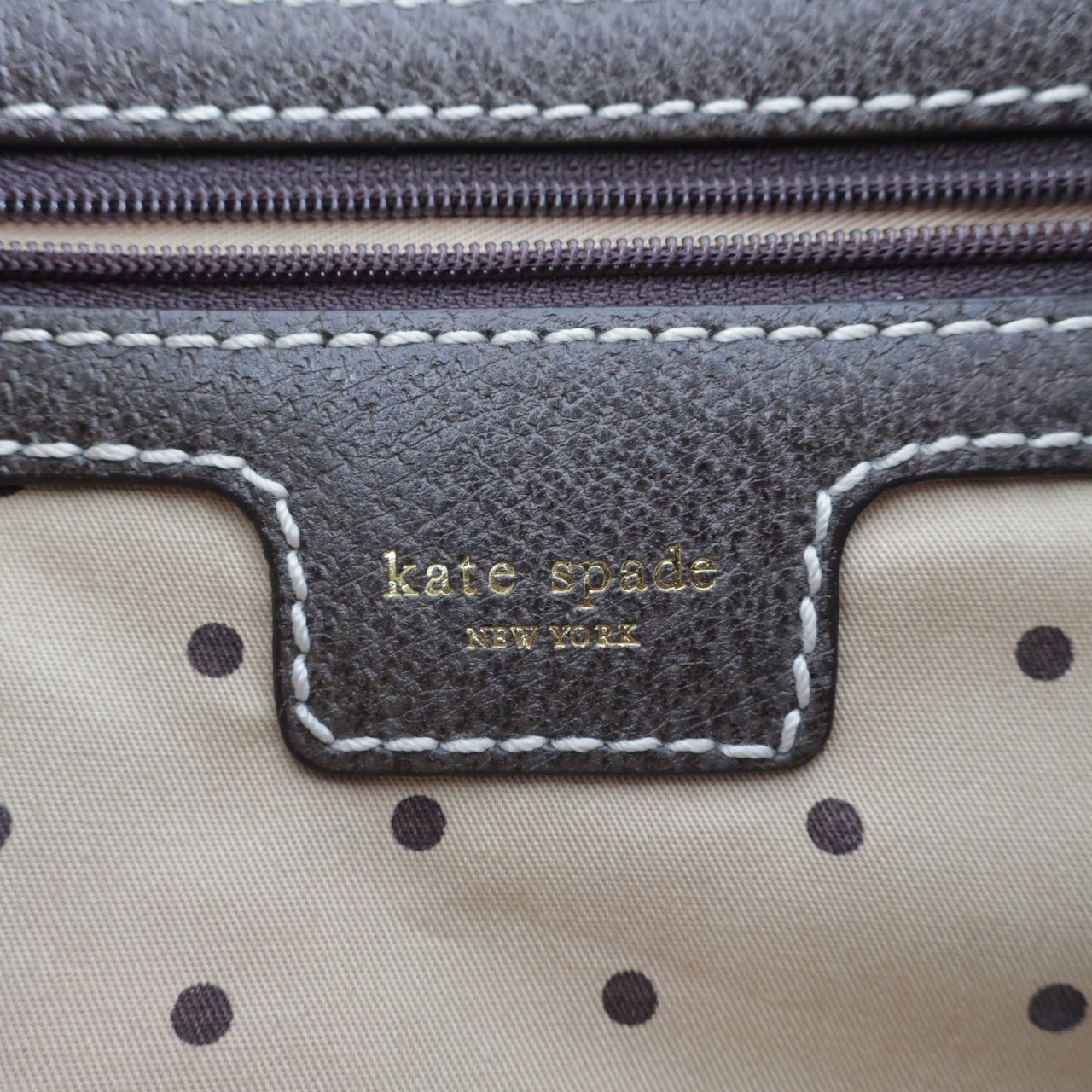 Kate Spade Brown Leather Shoulder Bag