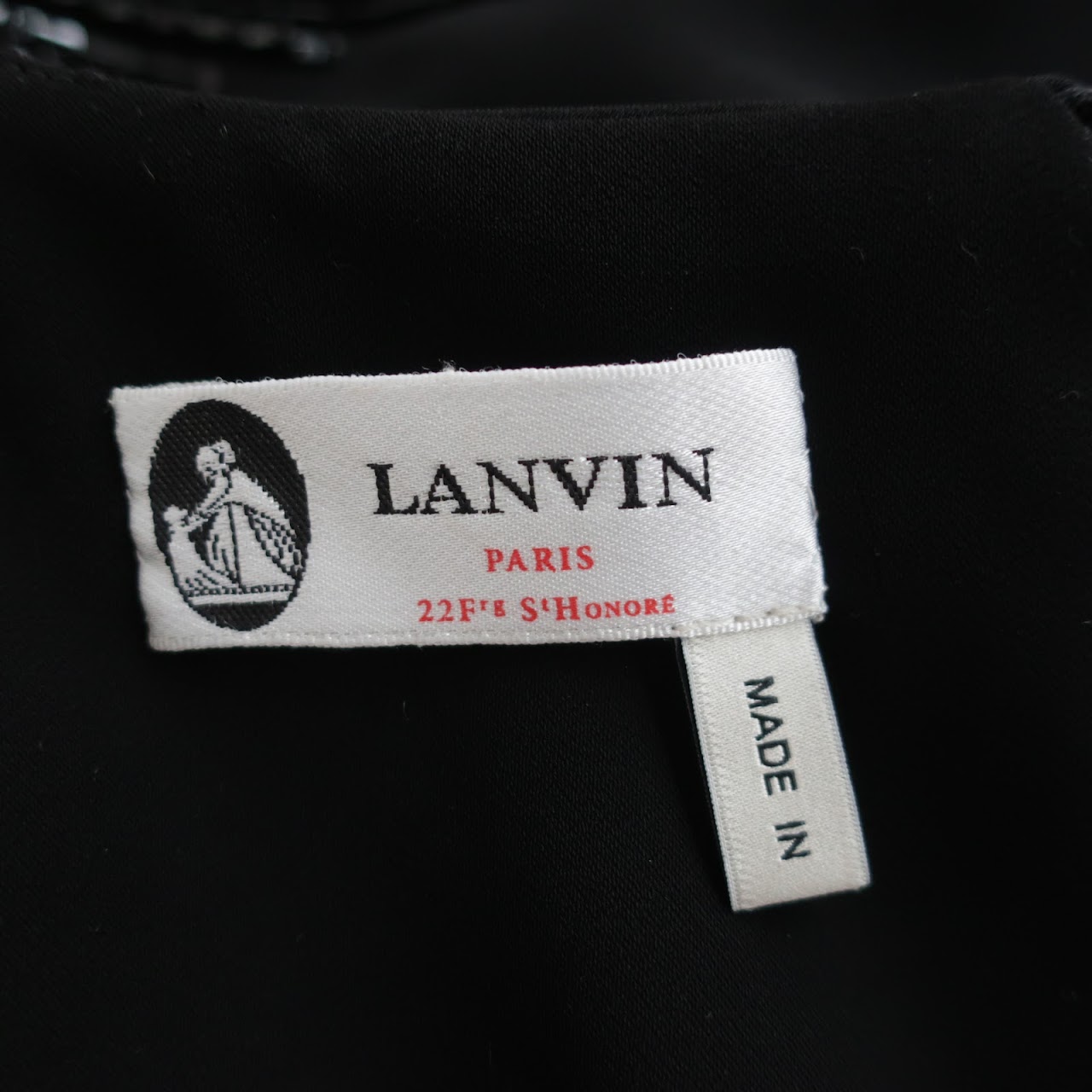 Lanvin Sequined Collar Dress