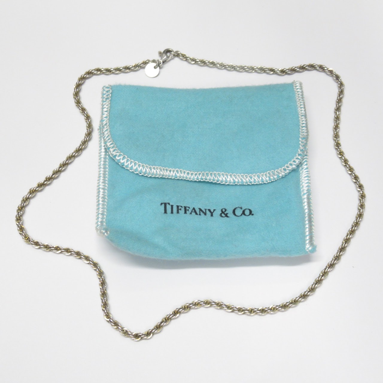 Tiffany & Co. Sterling Silver Twisted Chain Necklace
