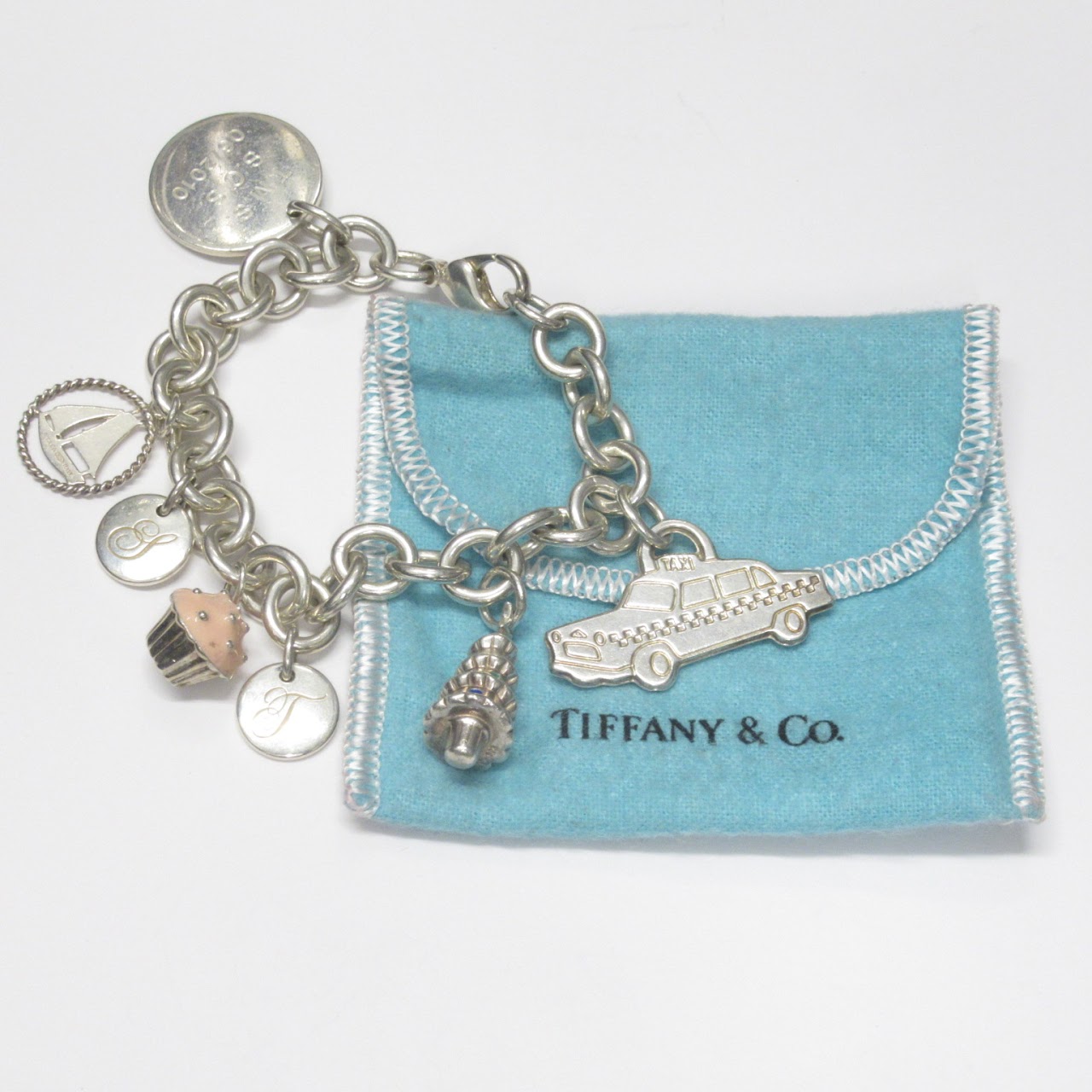 Tiffany & Co. Sterling Silver Charm Bracelet