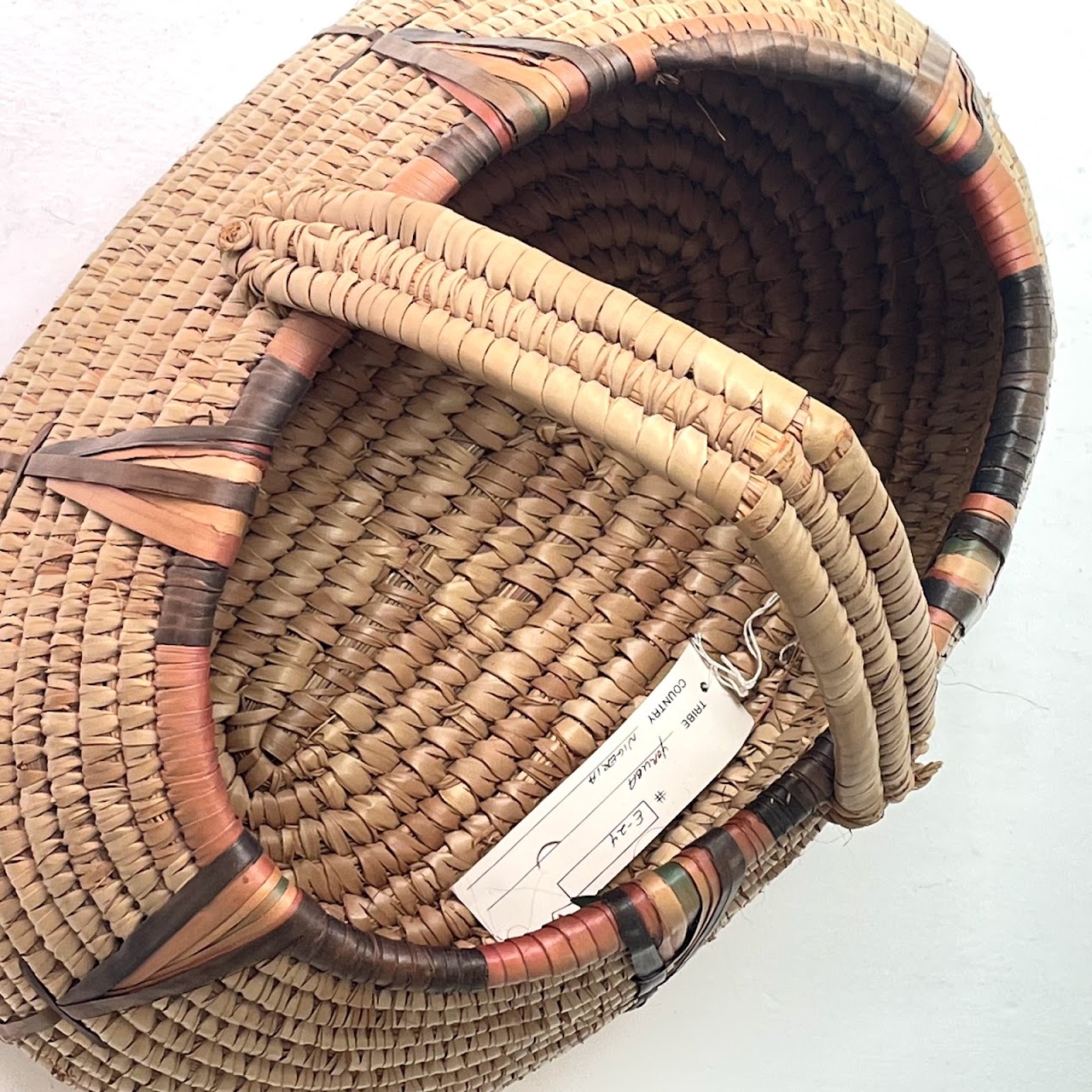 African Lidded Basket