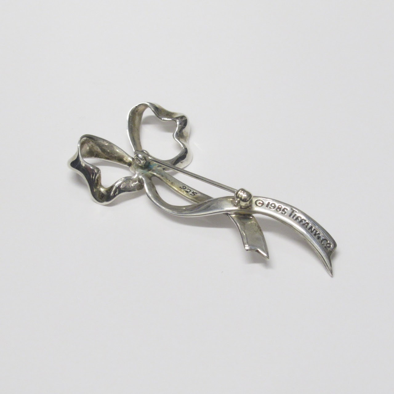 Tiffany & Co. Sterling Silver Vintage Bow Brooch