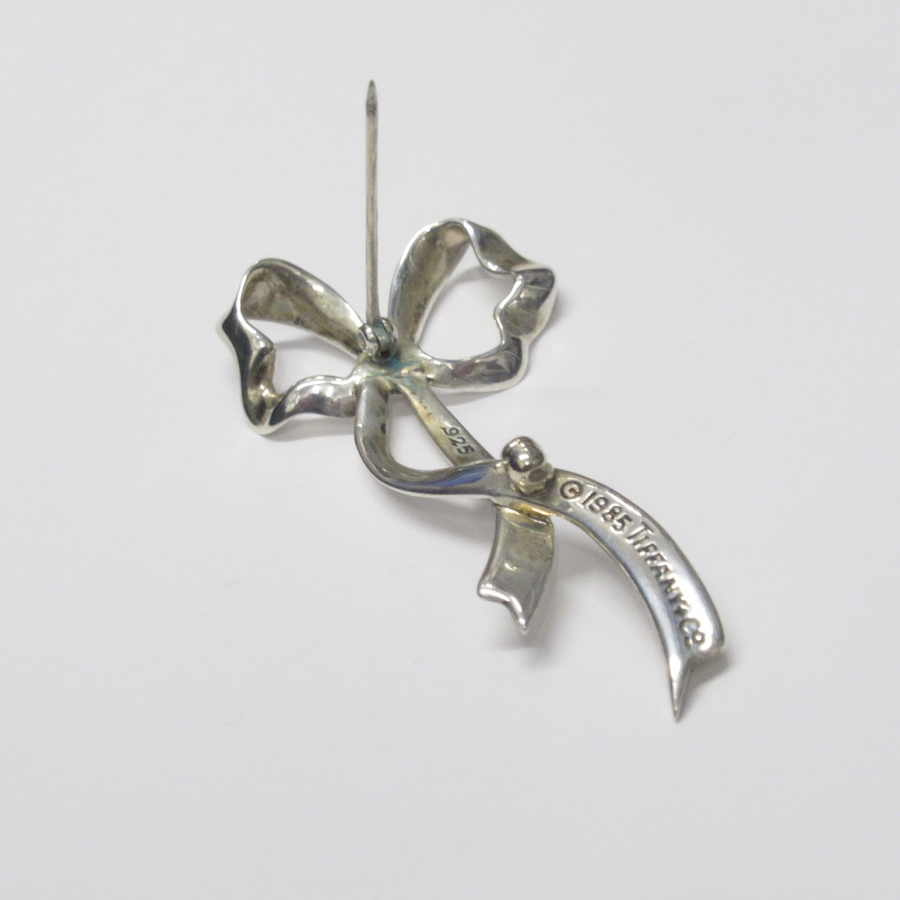 Tiffany & Co. Sterling Silver Vintage Bow Brooch