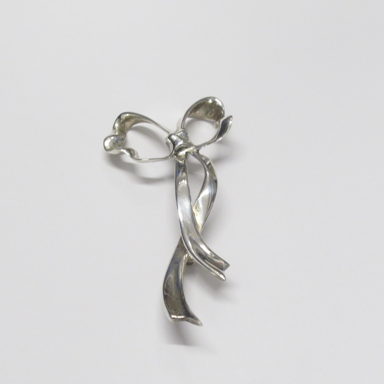 Tiffany & Co. Sterling Silver Vintage Bow Brooch