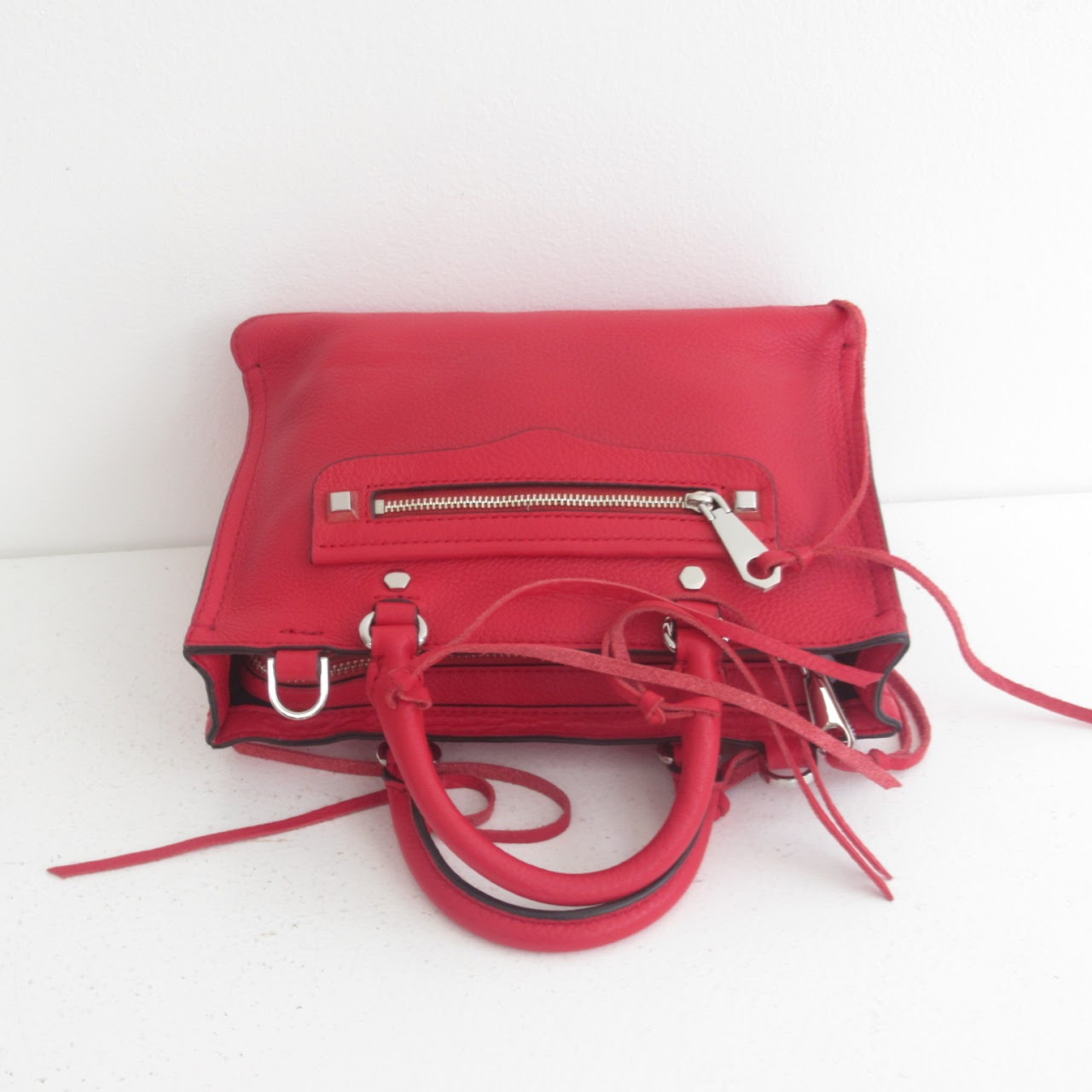 Rebecca Minkoff Red Convertible Crossbody  Satchel