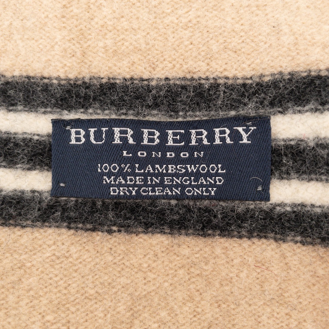 Burberry Striped Pattern Scarf