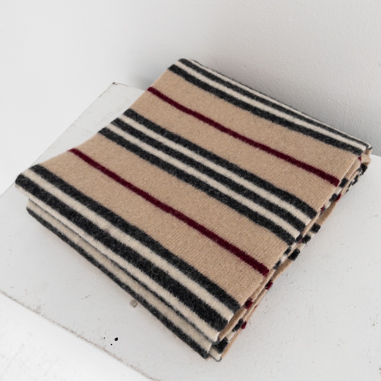 Burberry Striped Pattern Scarf