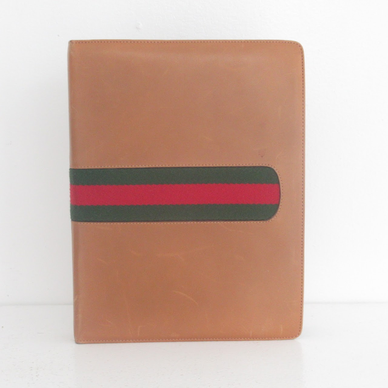 Gucci Vintage Leather Binder Organizer