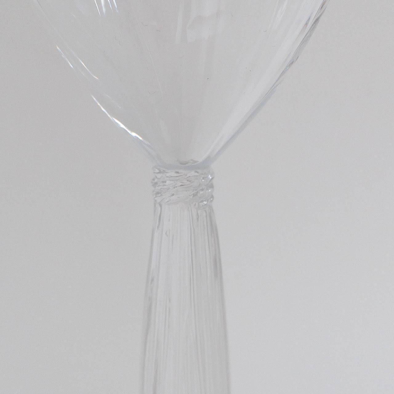 Hermès Crystal Wine Glass Pair