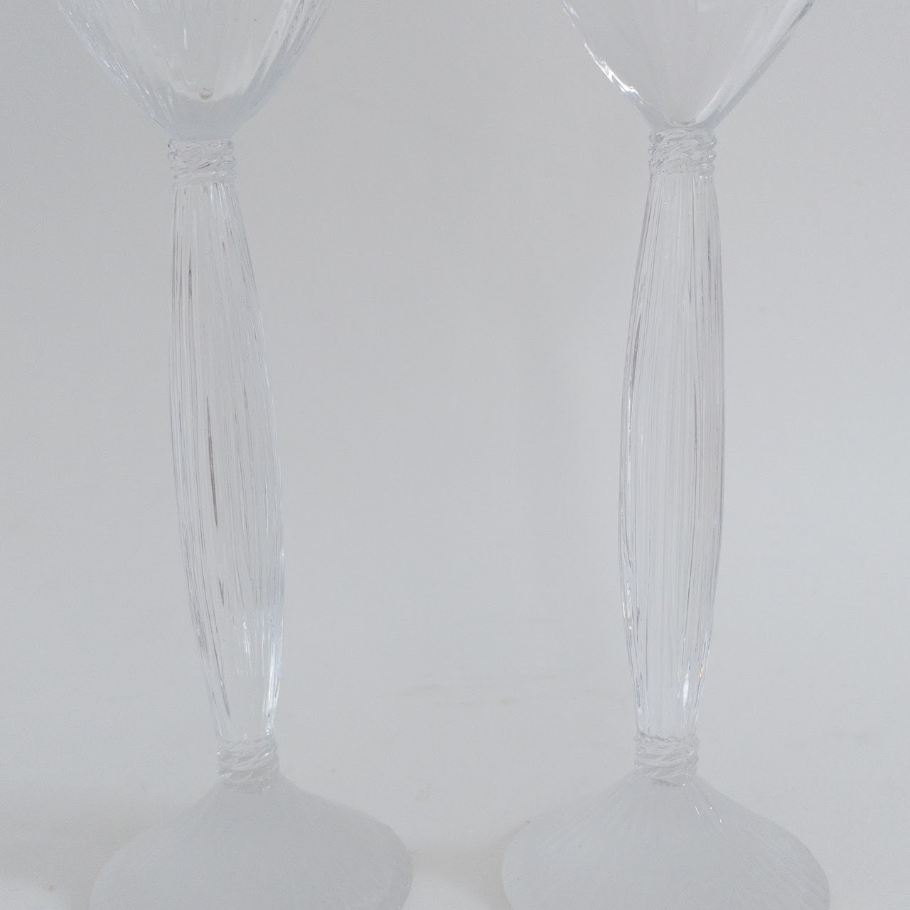 Hermès Crystal Wine Glass Pair