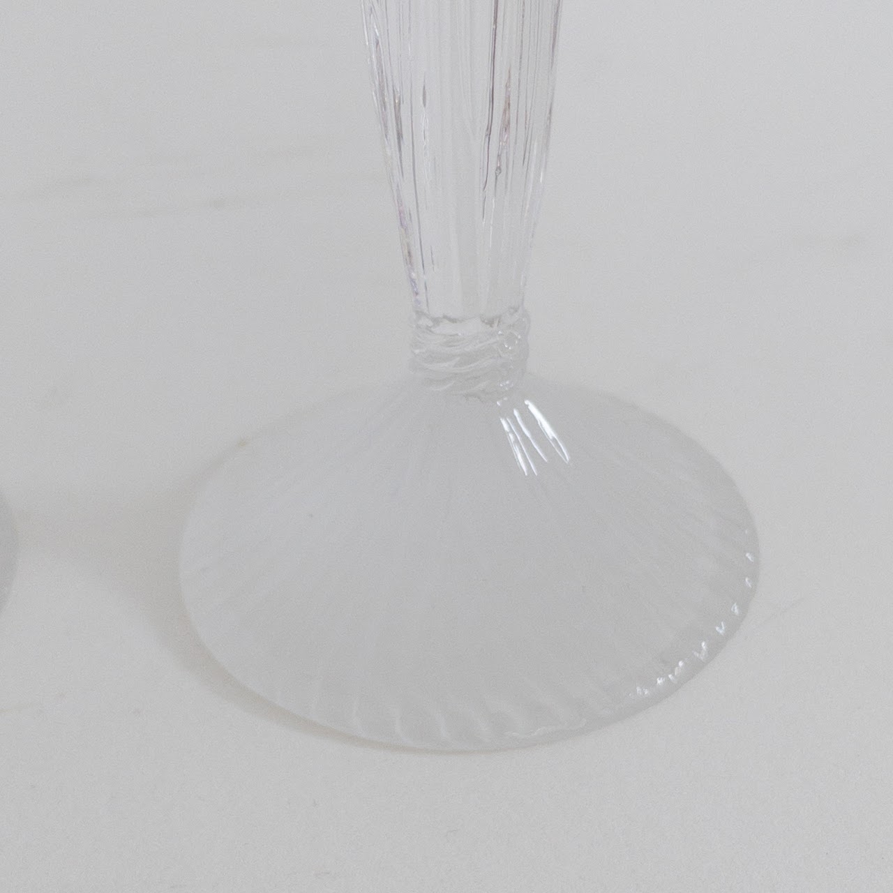 Hermès Crystal Wine Glass Pair