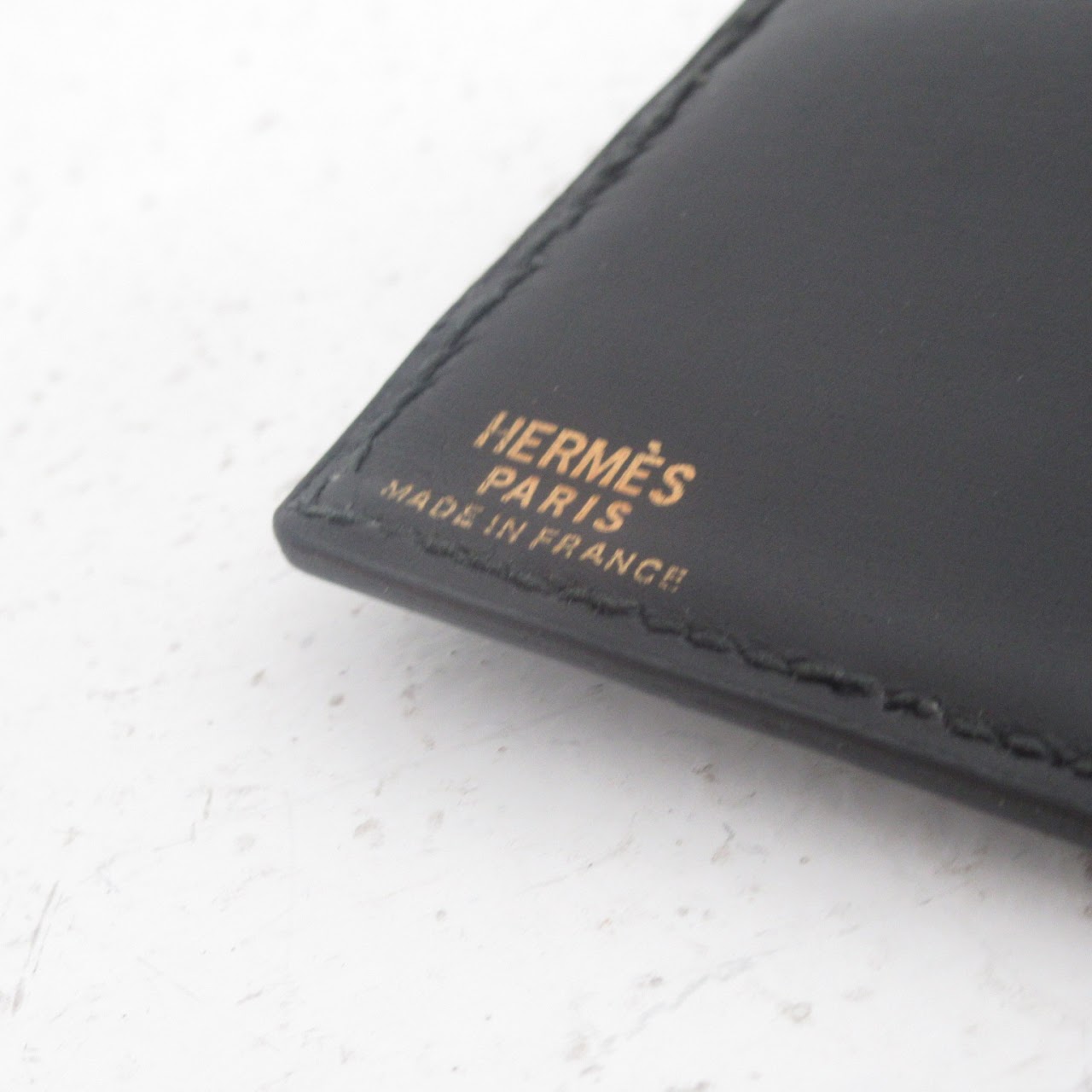 Hermès Black Leather Wallet